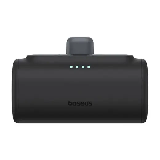 Baseus Compact IP ārējais akumulators (powerbank) | 5000 mAh | 20W | USB-C, Lightning | melns