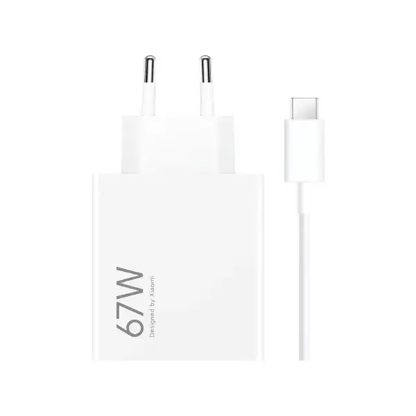 Xiaomi HyperCharge Combo tīkla lādētājs | 67W | USB-A, USB-C | ar USB-A uz USB-C vadu komplektā