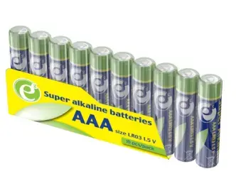 Baterija Energenie Super alkaline AAA 10-pack