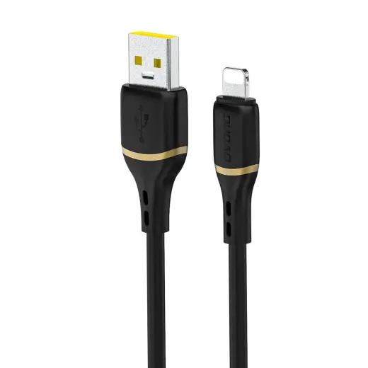 Dudao L25L datu pārraides un uzlādes vads | USB-A uz Lightning | 30W | 1m | melns