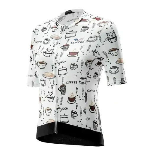 Rockbros 15110005004 Women's Short Sleeve Cycling Jersey M - White