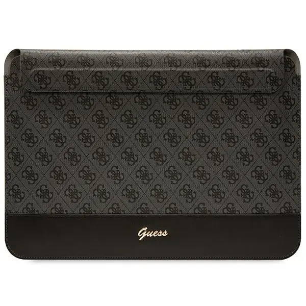 Guess 4G Stripe Metal Logo portatīvā datora maciņš 14" melns