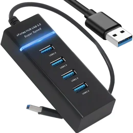 Fusion Accessories USB centrmezgls | USB-A uz 4x USB 3.0