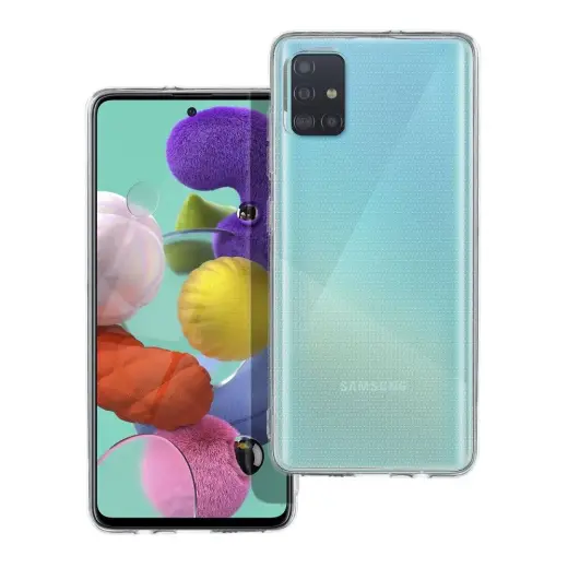 CLEAR 2 mm maciņš telefonam Samsung Galaxy A51 (A515) caurspīdīgs