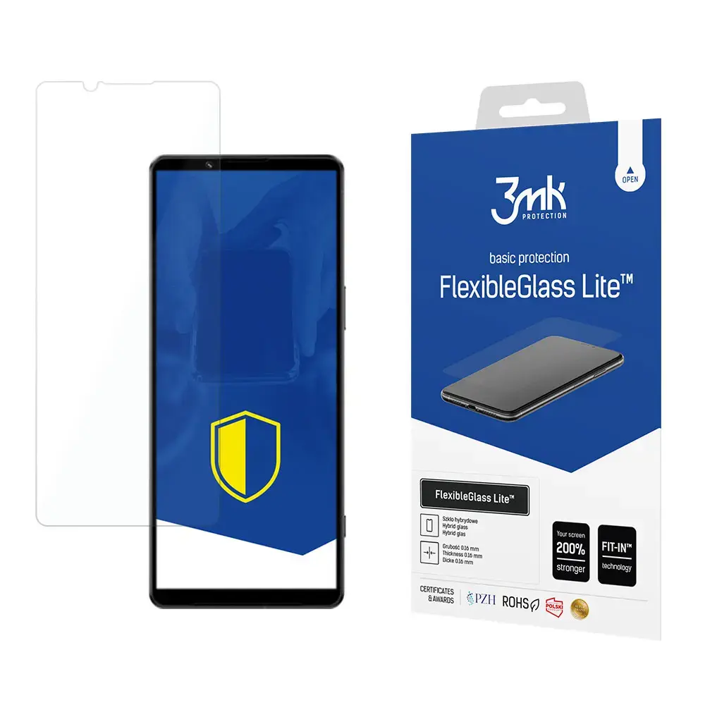 3mk FlexibleGlass Lite™ tempered glass for phone Sony Xperia 1 IV
