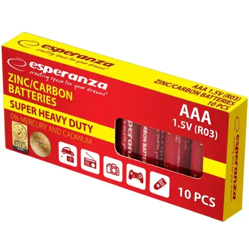 Esperanza EZB204 R03-10BB (AAA) Blister Pack 10pcs