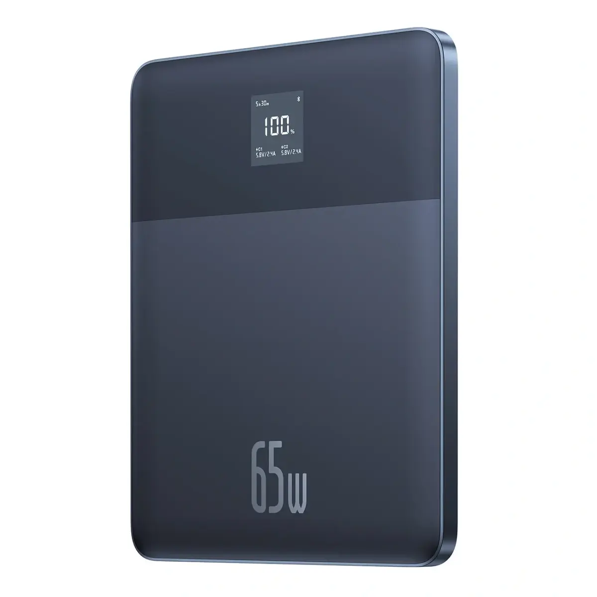 Baseus Blade2 ārējais akumulators (powerbank) | 12 000 mAh | 65W | USB-C | LED ekrāns | zils