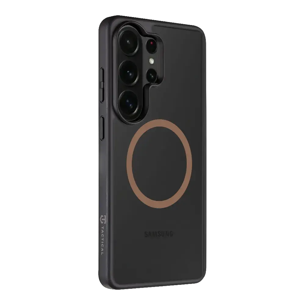 Tactical MagForce Hyperstealth 2.0 telefono dėklas su MagSafe palaikymu Samsung Galaxy S26 Ultra (S948) juodas smėlio spalvos