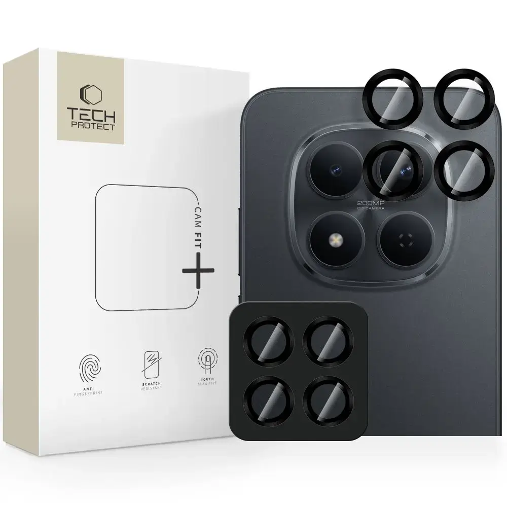 OSŁONA APARATU TECH PROTECT CAMRING FIT+ XIAOMI REDMI NOTE 15 PRO 5G / 15 PRO+ PLUS 5G BLACK
