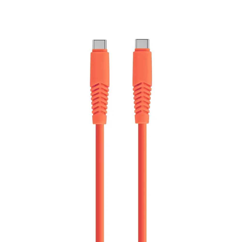 Setty KSC-C-1.52010 провод для передачи данных и зарядки | USB-C на USB-C | 20W | 1.5м | оранжевый