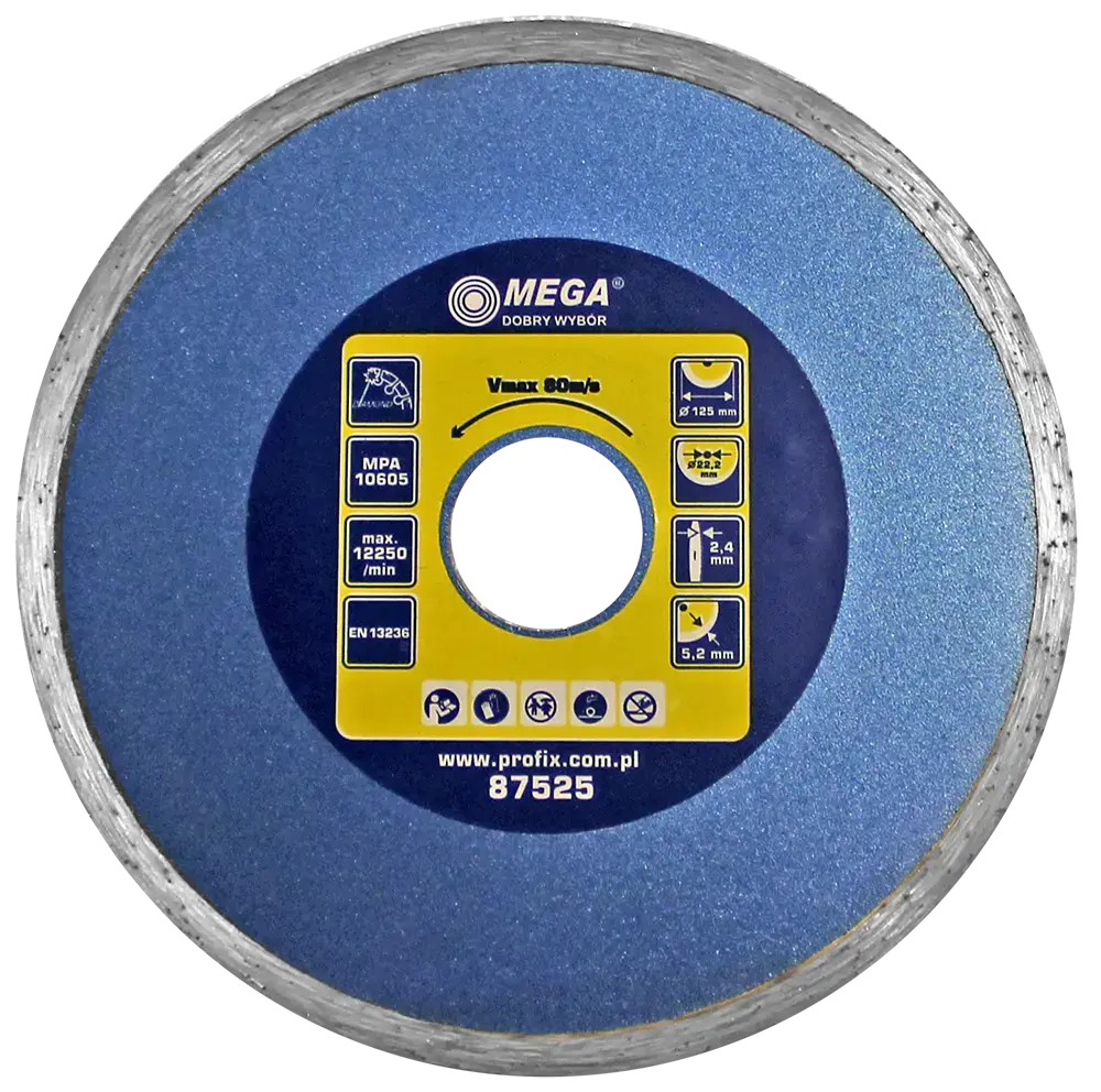 Dimanta disks BCN 125x22mm flīzēm Mega