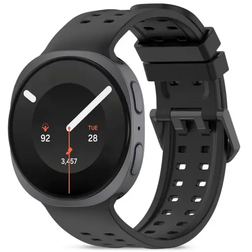 Tech-Protect Silicone Air smartwatch case for Samsung Galaxy Watch 8/9/Classic (40/44/46 mm) | black
