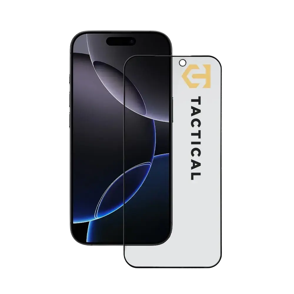 Tactical Glass Shield Privacy Stealth 5D grūdintas apsauginis stiklas telefonui iPhone 18 Pro Max (privatumo efektas)