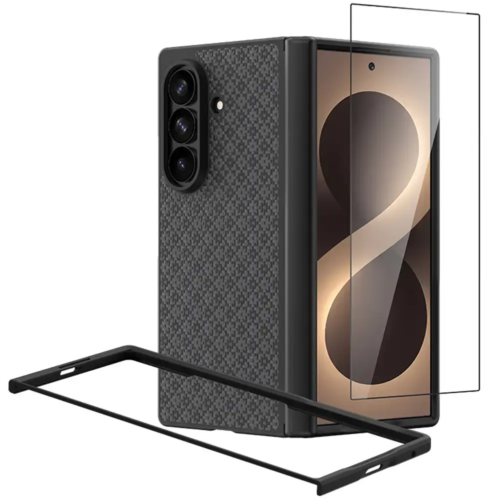 Benks Armor Grid Pro Grand Combo telefono dėklas su MagSafe palaikymu Samsung Galaxy Z Fold 8 Ultra (F976) juodas
