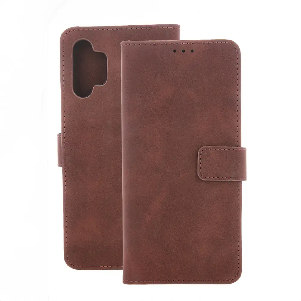 Smart Velvet case for Samsung Galaxy A17 4G / A17 5G brown