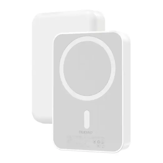 Dudao K26 ārējais akumulators (powerbank) | 10 000 mAh | 20W | USB-A, USB-C, MagSafe | balts