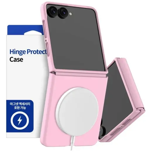 Araree Aero Flex M maciņš ar MagSafe atbalstu telefonam Samsung Galaxy Z Flip 8 (F776) rozā