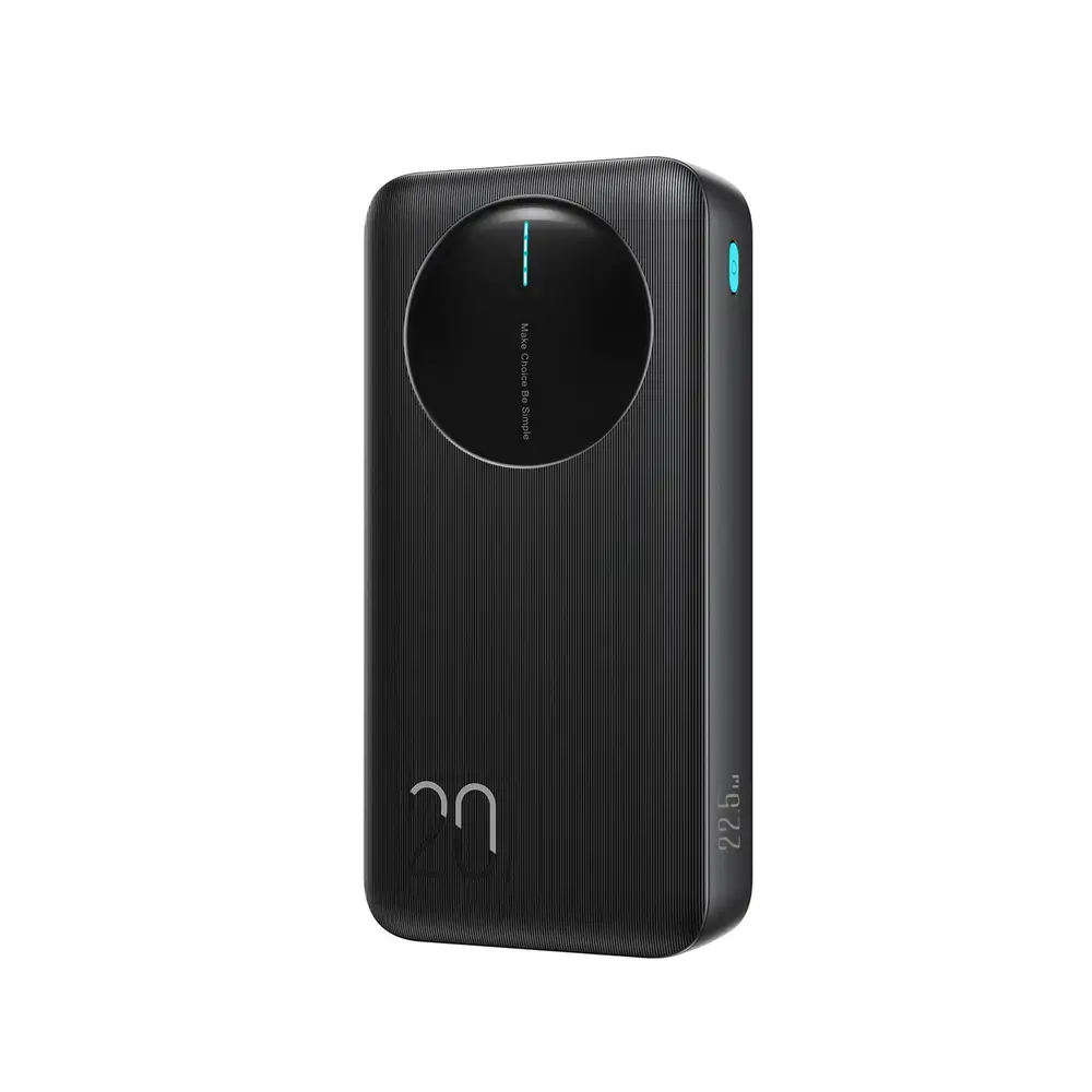 Joyroom JR-PBF14 Pro ārējais akumulators (powerbank) | 20 000 mAh | 22.5W | USB-A, USB-C | LED ekrāns | melns