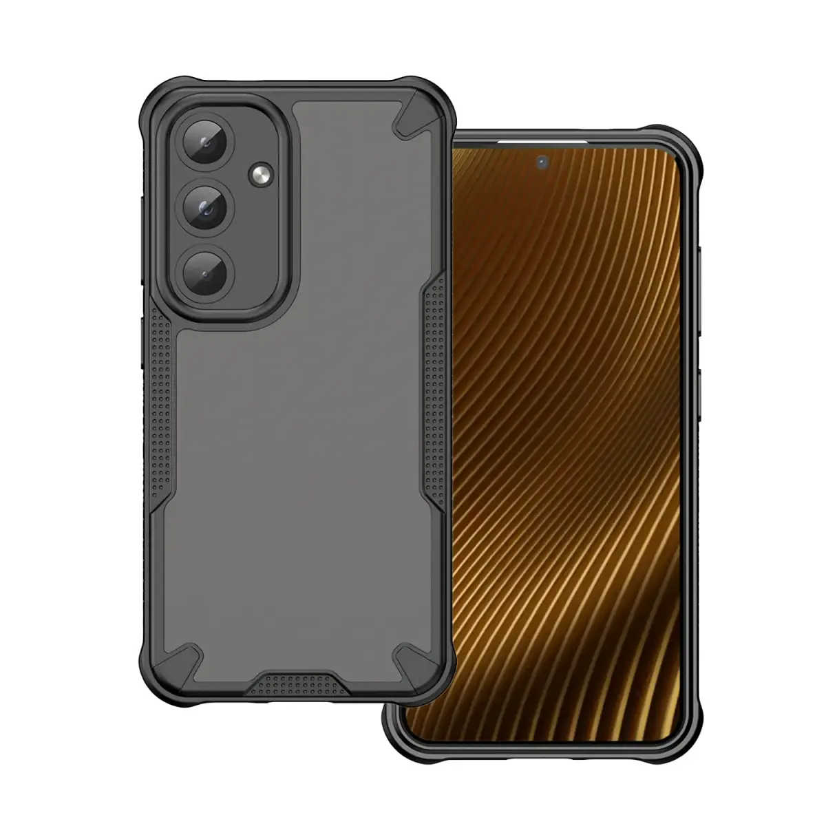 Defender Matt case for Samsung Galaxy S25 FE black