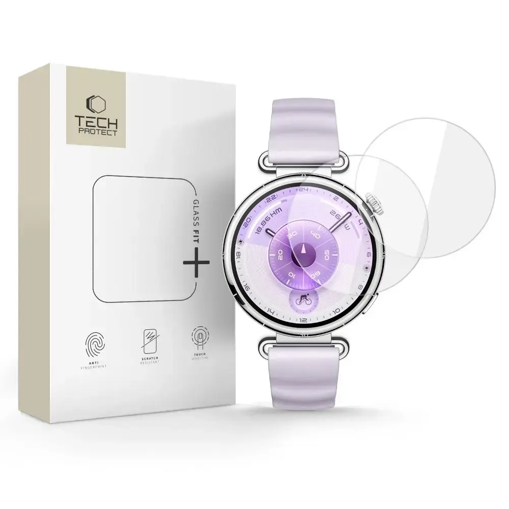 Tech-Protect aizsargstikls priekš Huawei Watch GT 6 (41 mm) | caurspīdīgs (2 gab.)
