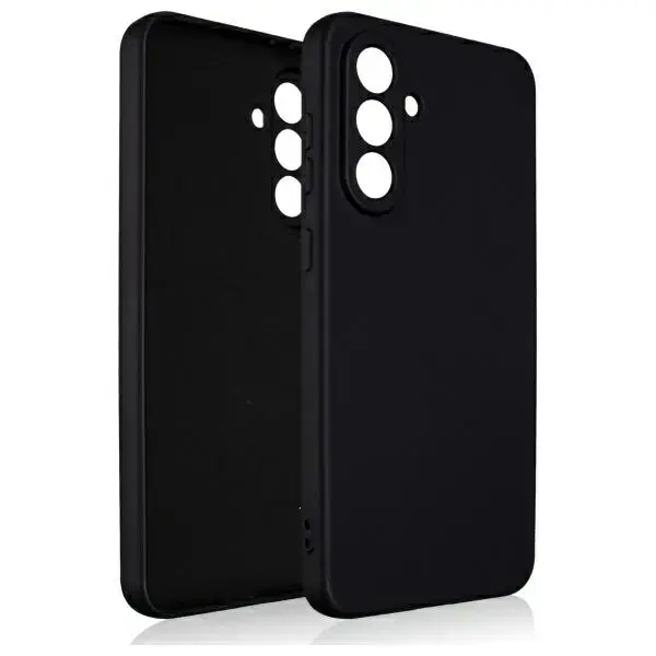 Beline Silicone telefono dėklas Samsung Galaxy A56 (A566) juodas