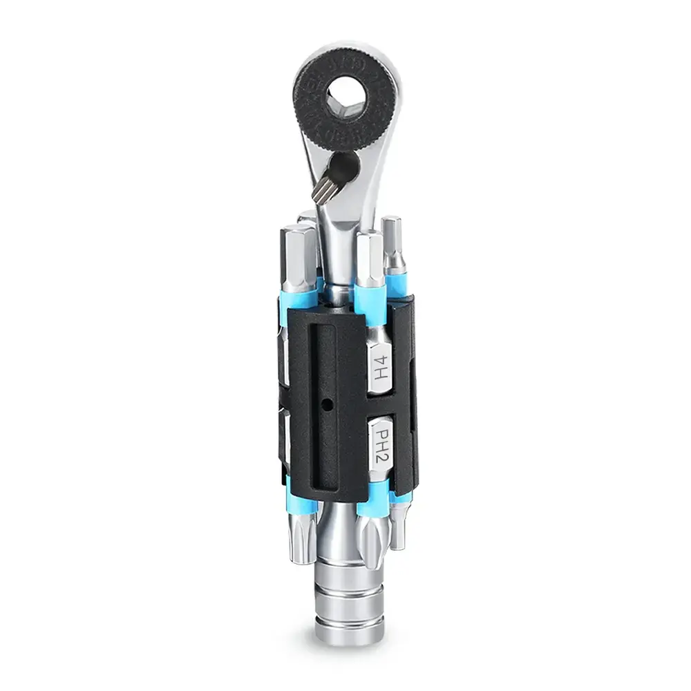Rockbros TG-8601 Bicycle Multitool S2 Ratchet Cylindrical Housing - Black
