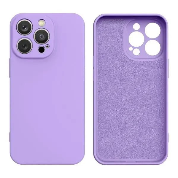 Fusion Elegance šķiedru aizsargapvalks silikonam, kas paredzēts Samsung S911B Galaxy S23 5G, violets