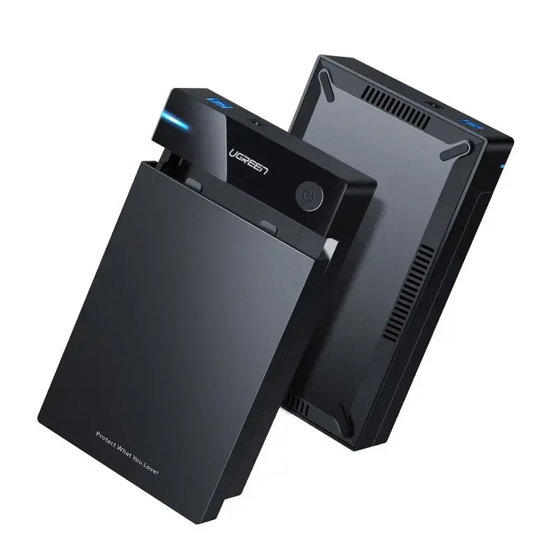Ugreen HDD 3,5'' cietā diska SATA korpuss melns