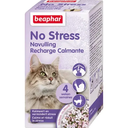 Nomierinošs līdzeklis kaķiem : Beaphar NO STRESS REFILL CAT 30ML NL|F.