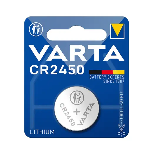 Varta CR2450 litija 3V akumulators | 1 gab.