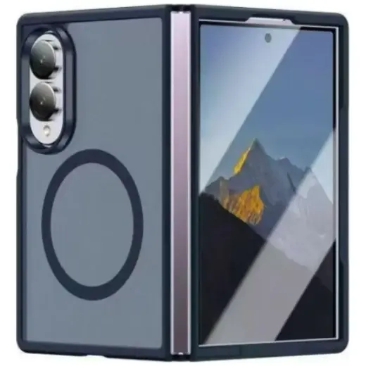 Beline Soft Touch maciņš telefonam Samsung Galaxy Z Fold 8 (F971) tumši zils