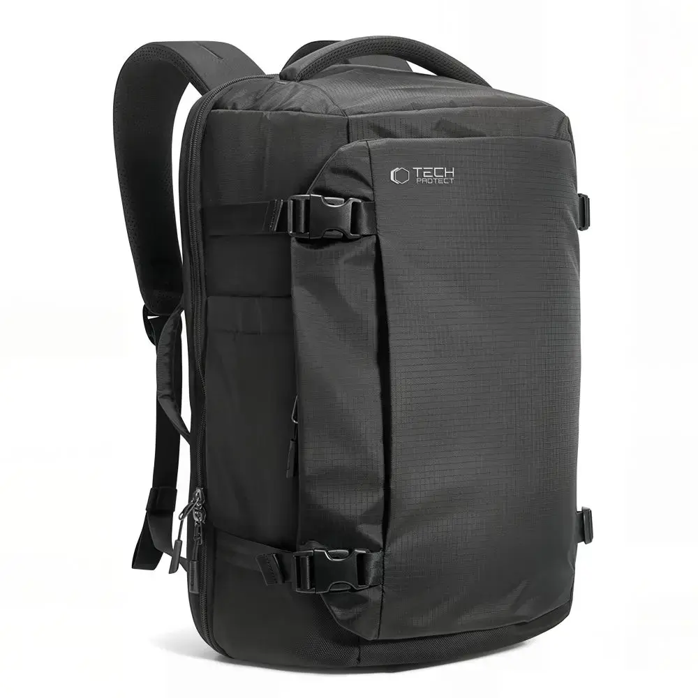 TECH-PROTECT DEFENDER S70 RYANAIR & WIZZAIR TRAVEL LAPTOP CABIN BACKPACK 24L 40x30x20 BLACK