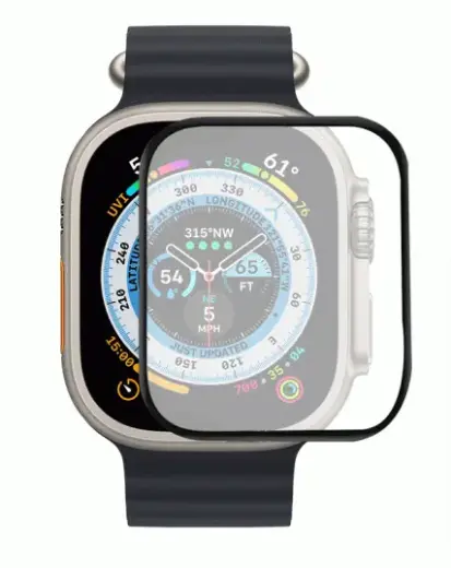 Fusion Accessories aizsargstikls priekš Apple Watch Ultra (49 mm) | melns