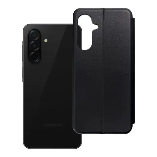 Forcell Elegance knyginio tipo telefono dėklas Samsung Galaxy A26 5G (A266) juodas