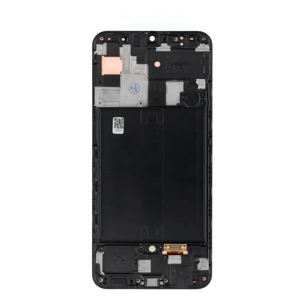 FIXCELL lcd display for SAMSUNG A50 AMOLED with frame black (change glass)