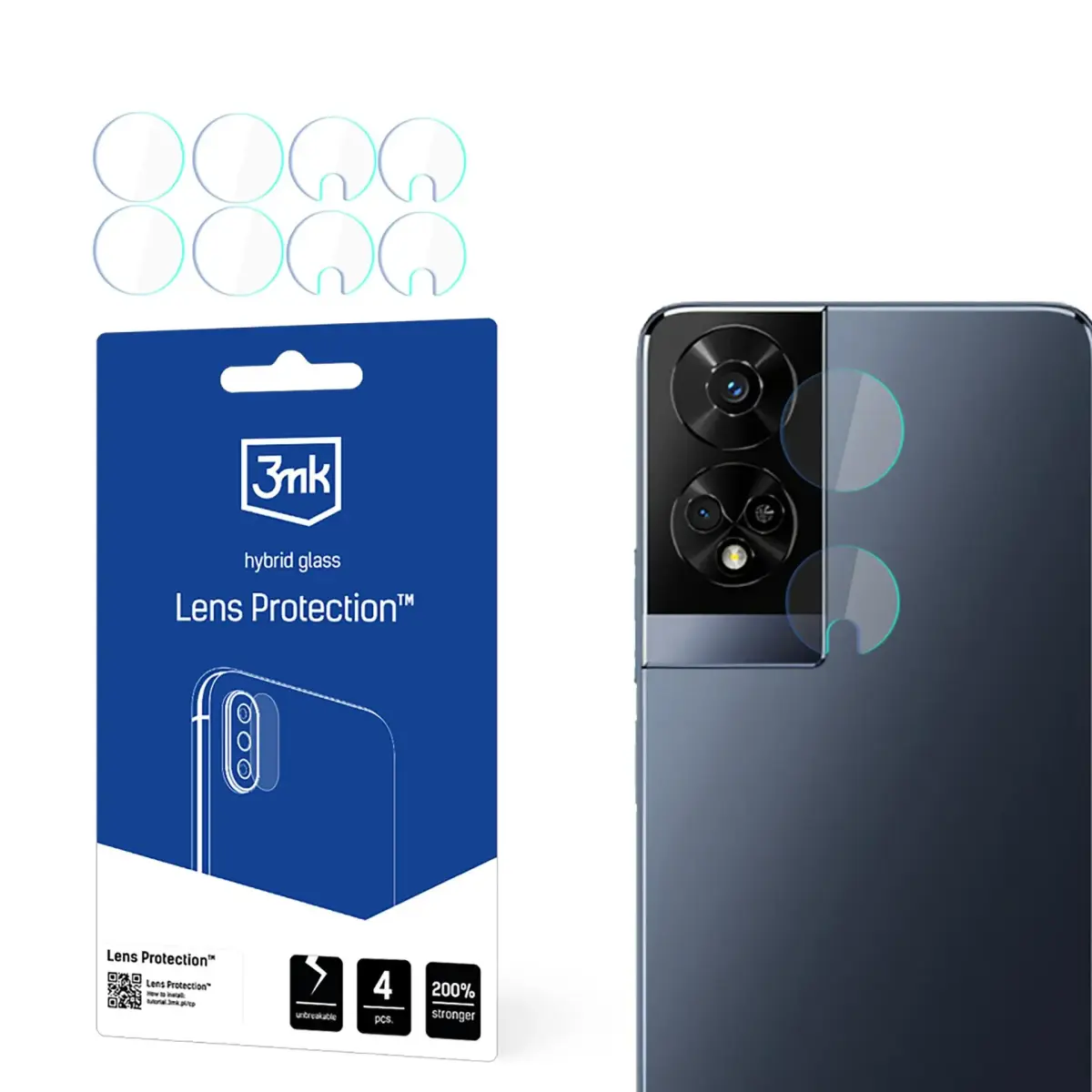 TCL 50 XE NXTpaper - 3mk Lens Protection