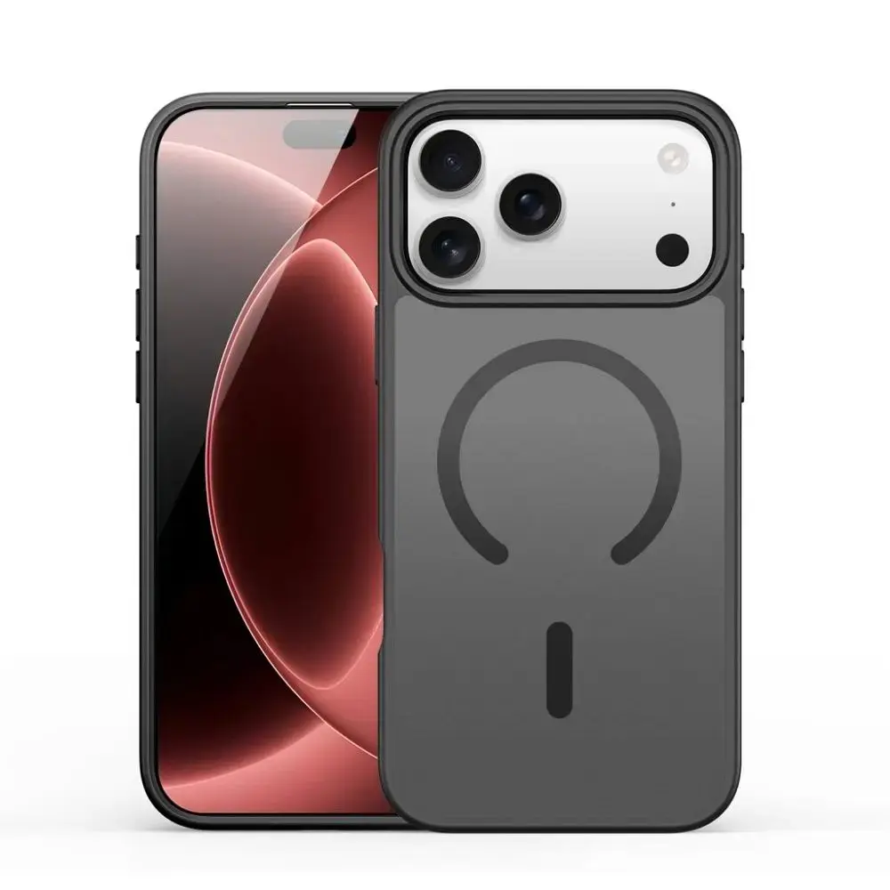 Dux Ducis YIND Open Ring phone case with MagSafe support for iPhone 18 Pro | iPhone 17 Pro black