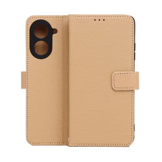 Smart Triangle grāmatveida maciņš telefonam Samsung Galaxy A57 (A576) brūns