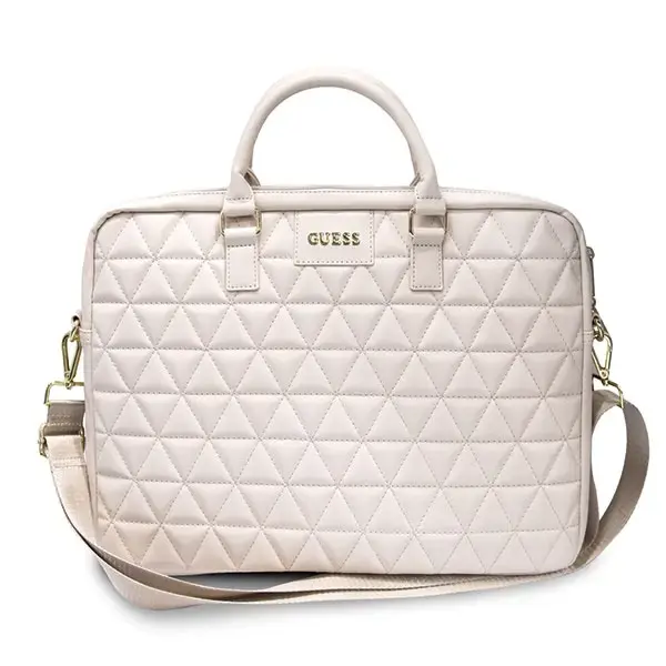 Guess Quilted sülearvutikott 15" roosa