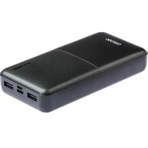 Grixx ārējais akumulators (powerbank) | 15 000 mAh | 22W | PD | USB-C, Micro USB