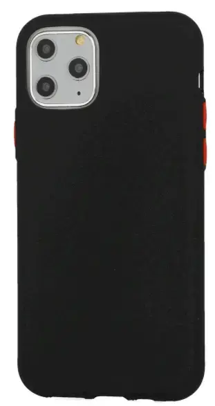 Fusion Solid Case Silikona Aizsargapvalks Priekš Apple iPhone 11 Pro Melns