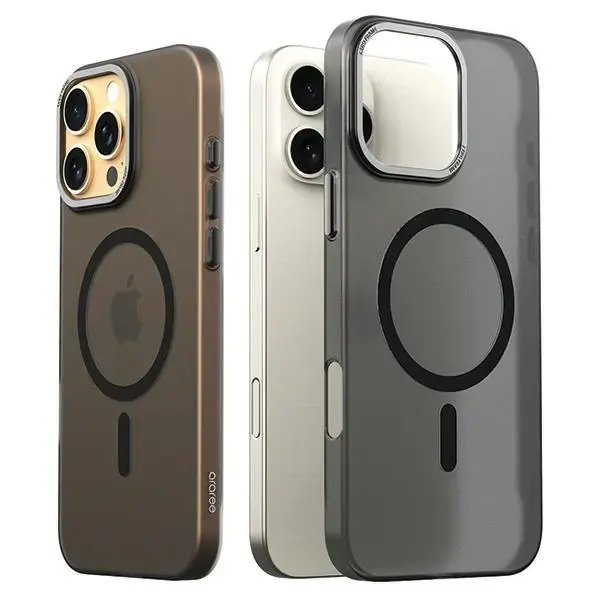 Araree Aero Frame maciņš telefonam iPhone 16 Pro Max melns