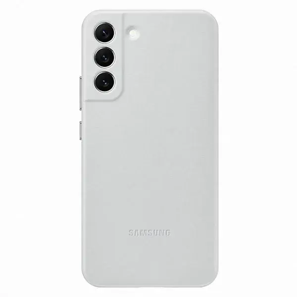 Samsung EF-VS906LJE Leather phone case for Samsung Galaxy S22+ gray