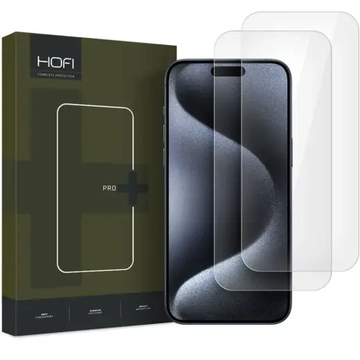 HOFI GLASS PRO+ защитное стекло для телефона iPhone 16 Pro Max прозрачное 2 шт.
