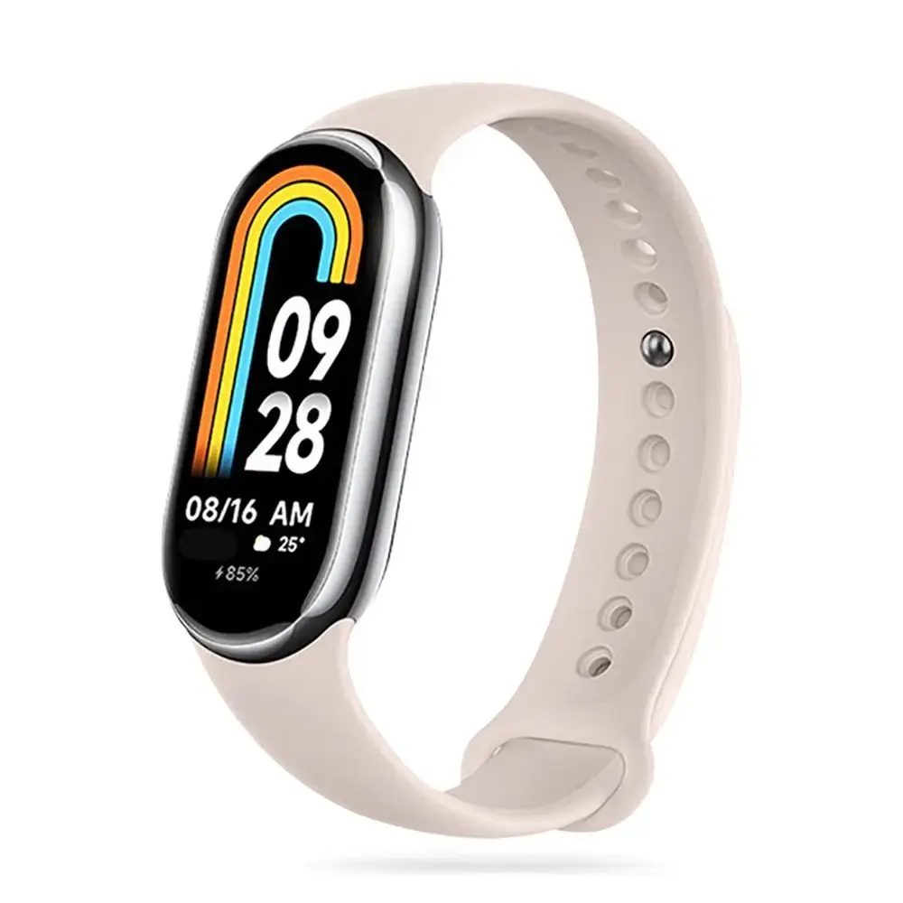 Tech-Protect IconBand viedpulksteņa siksniņa priekš Xiaomi Smart Band 8/8 NFC | silikons | bēša