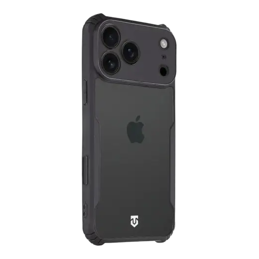 Tactical Quantum Stealth Cover for Apple iPhone 18 Pro Max Clear/Black