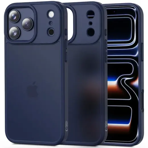 TECH-PROTECT MAGMAT telefono dėklas su MagSafe palaikymu, skirtas Apple iPhone 17 Pro Max, mėlyna spalva