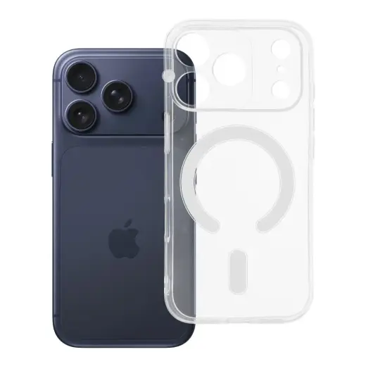Clear 2 mm telefono dėklas su MagSafe palaikymu iPhone 17 Pro | iPhone 18 Pro skaidrus