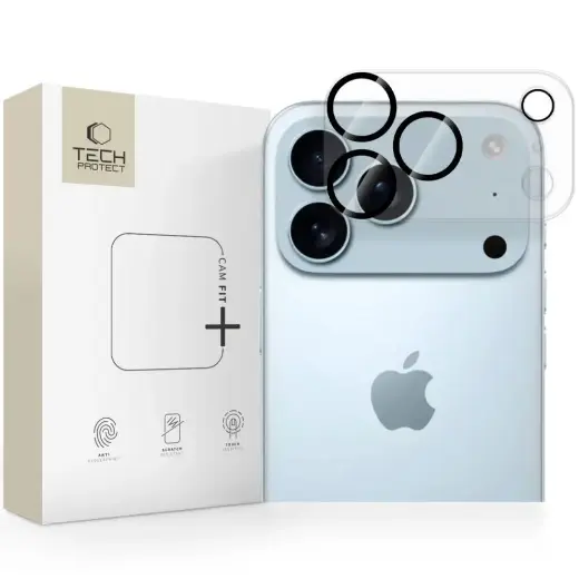 OSŁONA APARATU TECH-PROTECT CAM FIT+ IPHONE 17 PRO MAX CLEAR