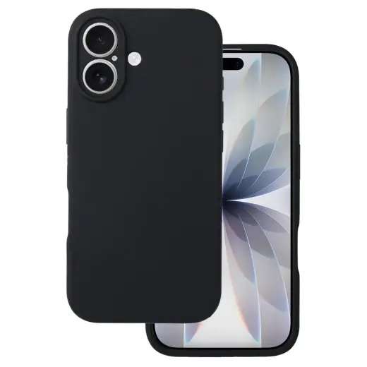 Silicone Lite maciņš telefonam iPhone 17 melns